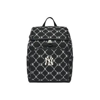 MLB Monogram Collection Polyamide Laptop Bag Backpack Regular Unisex Black