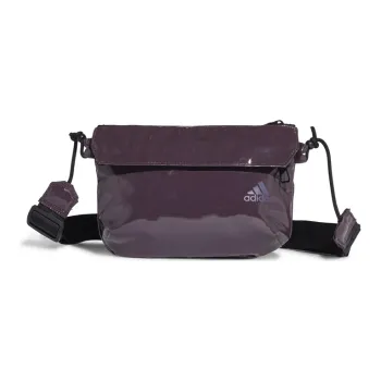 Adidas Polyurethane Backpack Shoulder Bag Crossbody Bag Regular Unisex Purple