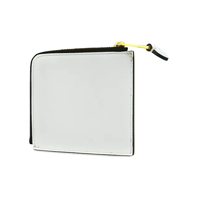 MOSCHINO Leather Wallet Unisex White-1
