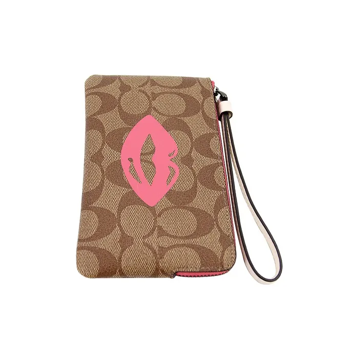 COACH Corner Zip Coin Purses-4