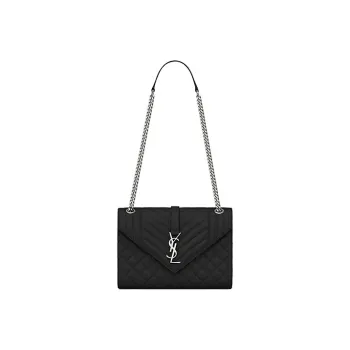 Yves Saint Laurent Envelope Medium Shoulder Bag Women's Black
