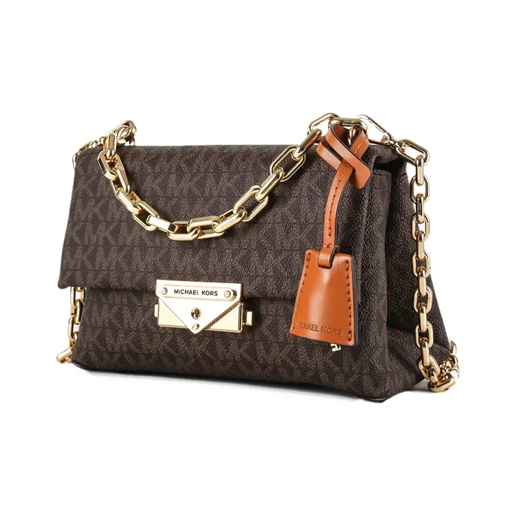 MICHAEL KORS Cece Leather Crossbody Bag Shoulder Bag Women's Brown/Oak Fruit Brown-1