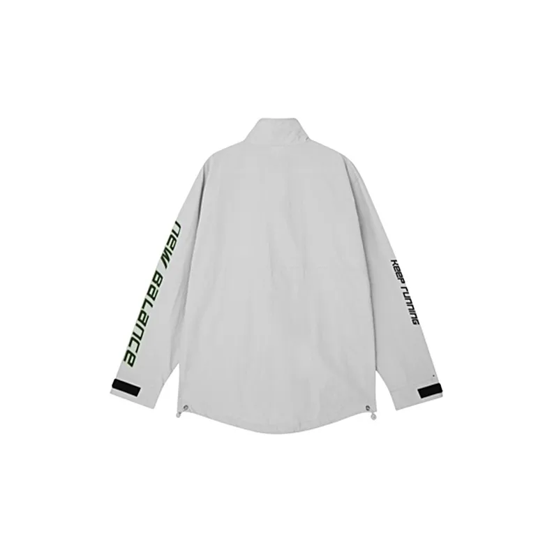 New Balance Jackets Men Gray-1