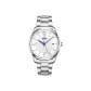 Steel Band White Dial
