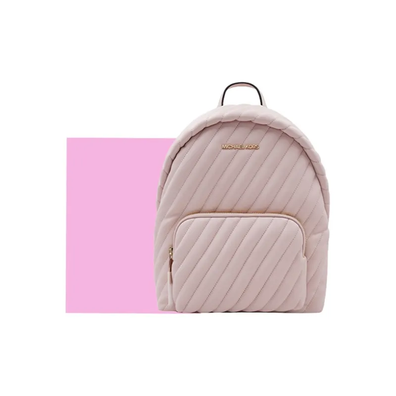 MICHAEL KORS MICHAEL KORS Luggage Collection Leather Backpack Small Size Women's Light Pink-4