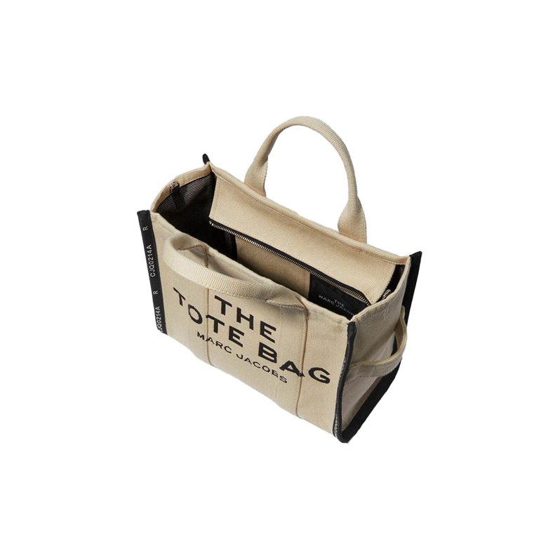 MARC JACOBS The Jacquard Tote Bag Medium Warm Sand - POIZON