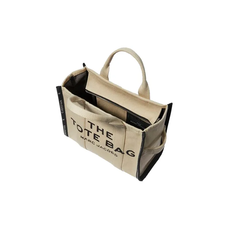 MARC JACOBS The Jacquard Tote Bag Medium Warm Sand-3