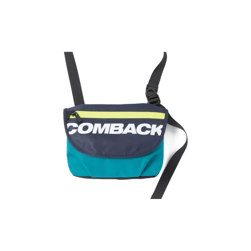 COMBACK Polyamide Crossbody Bag Trumpets Unisex Khaki Blue & Black Gray & Black Purple & Blue Green Patchwork-9