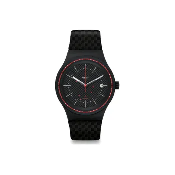 SWATCH Men Black Watch SUTB406