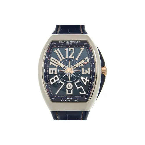 FRANCK MULLER YACHTING VANGUARD Collection Automatic Mechanical Movement Men's Watches Watch 45mm Blue Dial