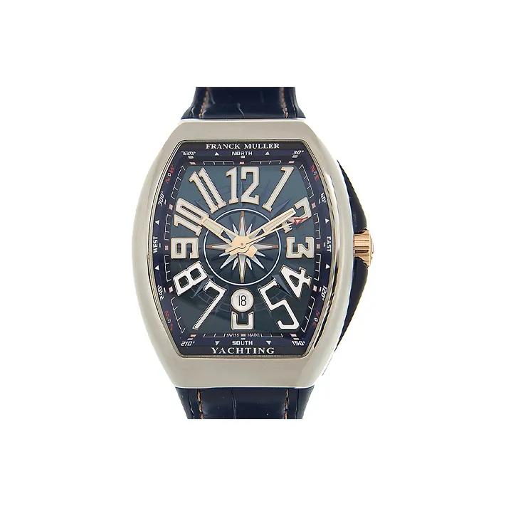 FRANCK MULLER YACHTING VANGUARD Collection Automatic Mechanical Movement Men's Watches Watch 45mm Blue Dial-0
