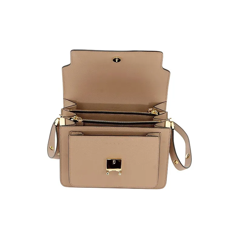 MARNI Trunk Foldover Shoulder Bag-3