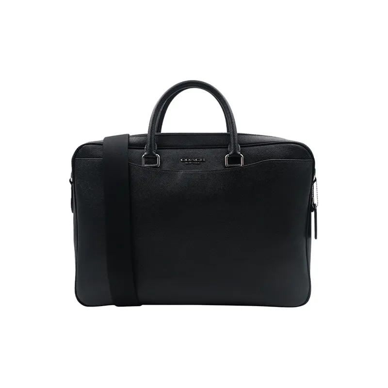 COACH Beckett Leather Portable Laptop Bag Briefcase Shoulder Bag Large Size Men's Black-0
