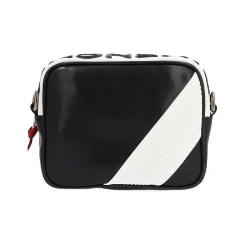 GIVENCHY Cow Leather Camera Bag Shoulder Bag Crossbody Bag Men's Black White