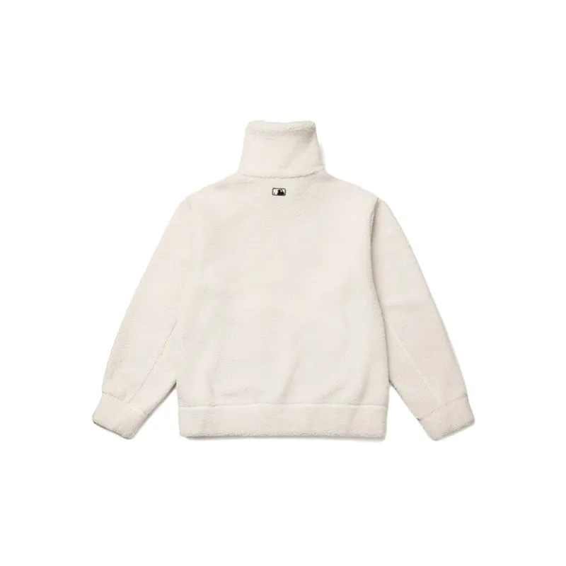 MLB Velvet Jackets Unisex White-1