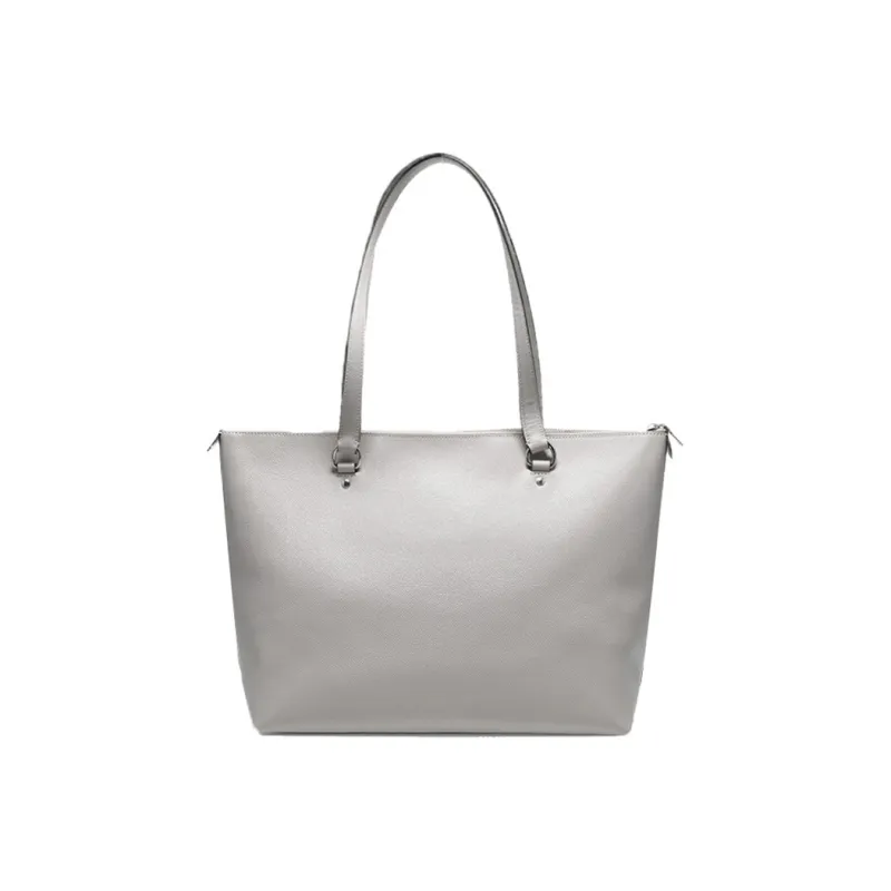 COACH Gallery Leather Tote Bag Shopping Bag Women's Gray-2