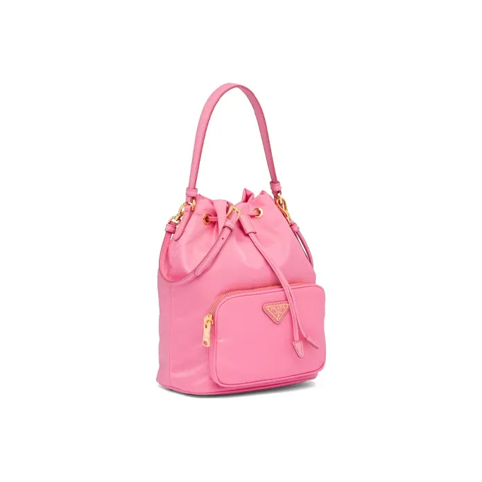 PRADA Nylon Fabric Crossbody Bags Handbags Women's Begonia Pink-1