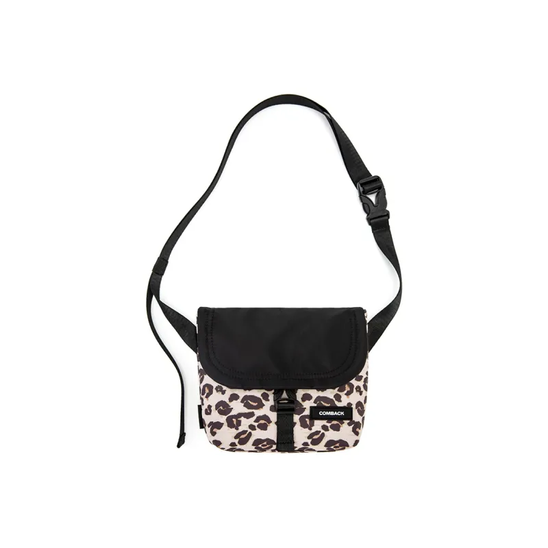 COMBACK Nylon Fabric Shoulder Bag, Crossbody Bag Mini Unisex Camouflage/Black/Yellow-1