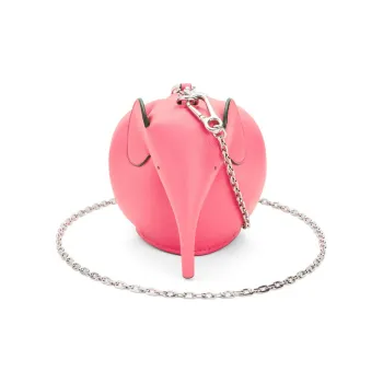 LOEWE Cow Leather Small Elephant Bag Shoulder Bag Crossbody Bag Women's Pink