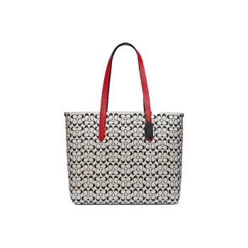 COACH X Disney Collaboration Highline Leather Tote Bag Shopping Bag Shoulder Bags Women's Chalk Multicolor