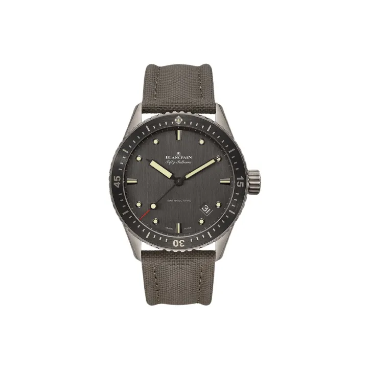 BLANCPAIN FIFTY FATHOMS Automatic Mechanical Movement Men's Watches Watch 43mm Gray Dial-0