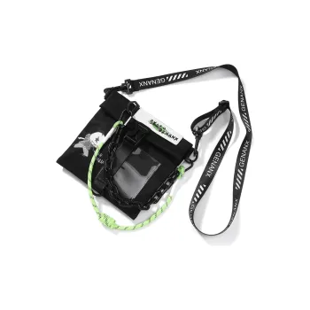 GENANX Polyamide Crossbody Bag Regular Unisex Black/Gray/White