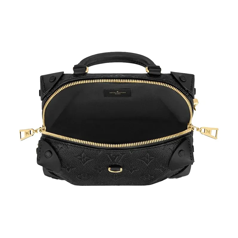 LOUIS VUITTON Petite Malle Souple Monogram Empreinte Black-2
