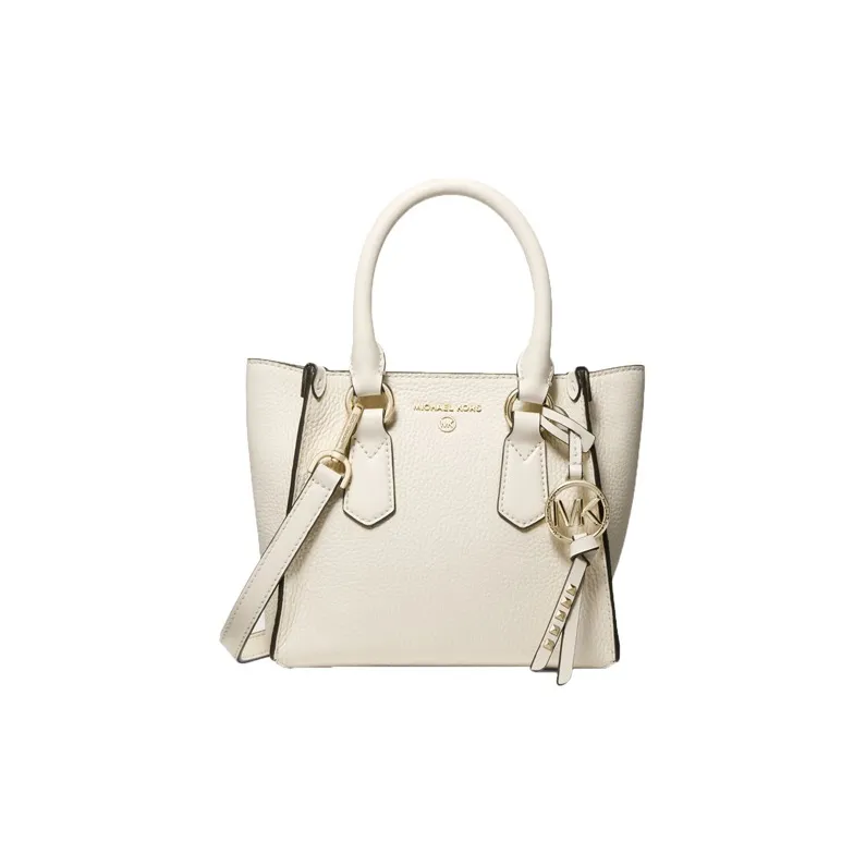 MICHAEL KORS Leather Handbag Shoulder Bag Crossbody Bag Small Size Women's Cream White-0