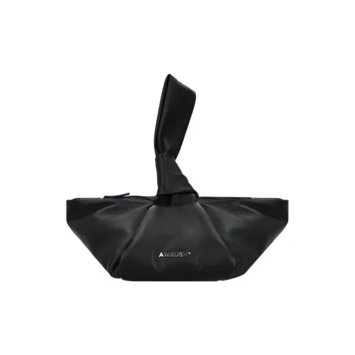 AMBUSH Twist Top Handle Bag 'Black'