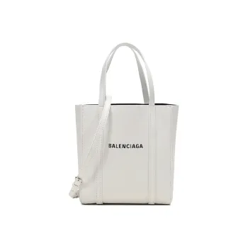 Balenciaga Everyday Cow Leather Portable Crossbody Bag, Shoulder Bag Women's White