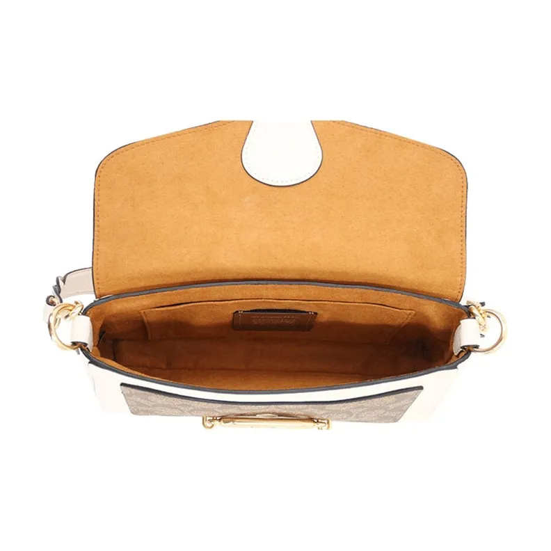 COACH Jade Leather God Of Wine Bag, Shoulder Bag, Handbag, Crossbody Bag, Shoulder Bag Women's Cream White-2