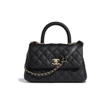 CHANEL Small Coco Handbag Black A92990