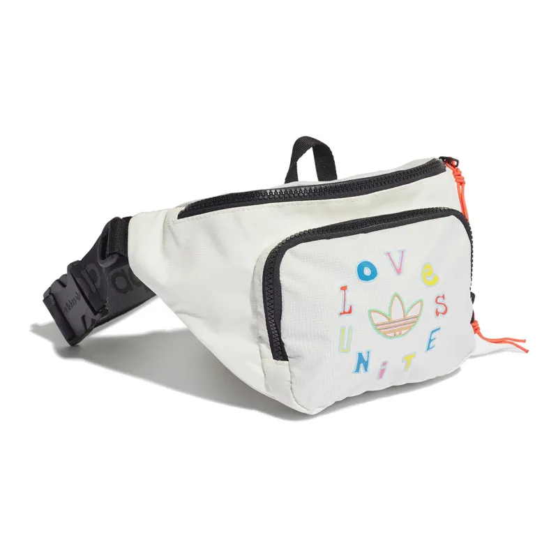 Adidas Originals Recycled Polyester Sling Bag, One Shoulder, Crossbody, Fanny Pack Unisex Jade White-2