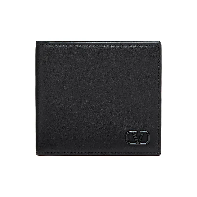 Valentino Cow Leather Wallet Men's Black-0