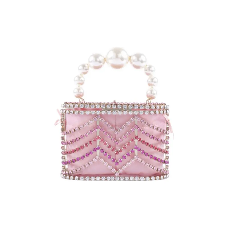 Rosantica Alloy Portable Dinner Bag Women's Pink-2
