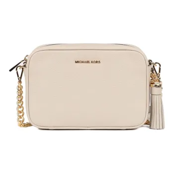 MICHAEL KORS MICHAEL KORS Luggage Collection Leather Shoulder Bag Medium Size Women's Light Umber