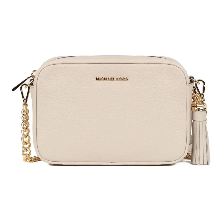 MICHAEL KORS MICHAEL KORS Luggage Collection Leather Shoulder Bag Medium Size Women's Light Umber-0