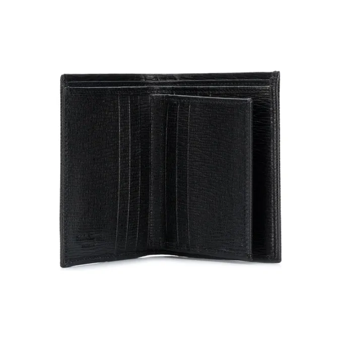 FERRAGAMO Calfskin Coin Purse Men's Black-2