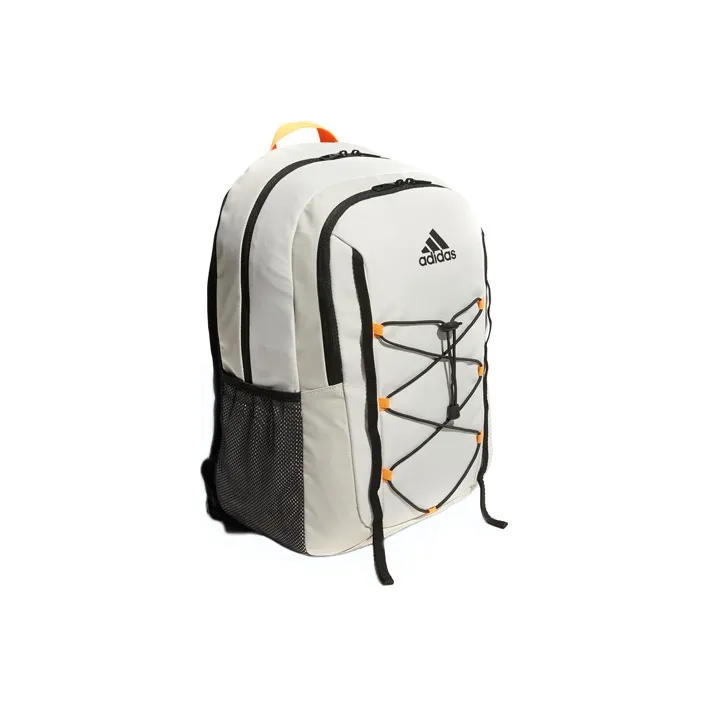 Adidas Polyester Backpack Regular Unisex Beige Brown-2