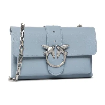 PINKO Chain Bag Swan Bag Shoulder Bag Crossbody Bag Unisex Sky Blue