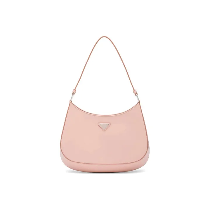 PRADA Cleo Leather Crossbody Bags Handbags Women's Orchid Pink-0