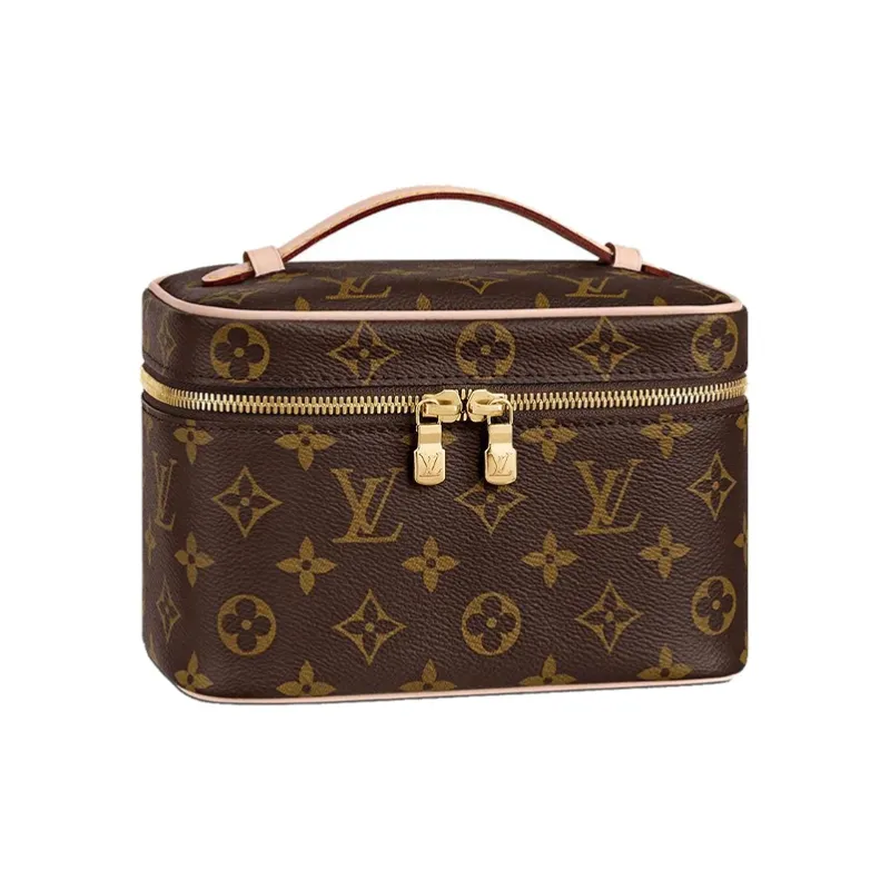LOUIS VUITTON Nice Beauty Case Monogram Mini Brown-0