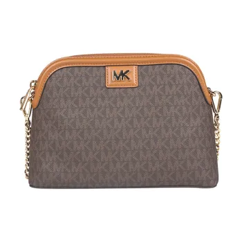 MICHAEL KORS Mott PVC Dome Bag, Shoulder Bag, Crossbody Bag Regular Women's Brown
