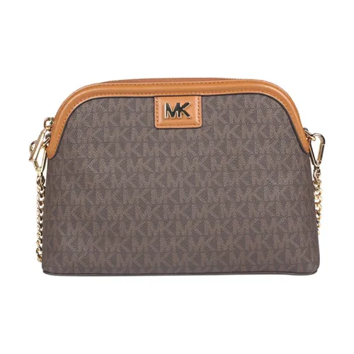 MICHAEL KORS Mott PVC Dome Bag, Shoulder Bag, Crossbody Bag Regular Women's Brown