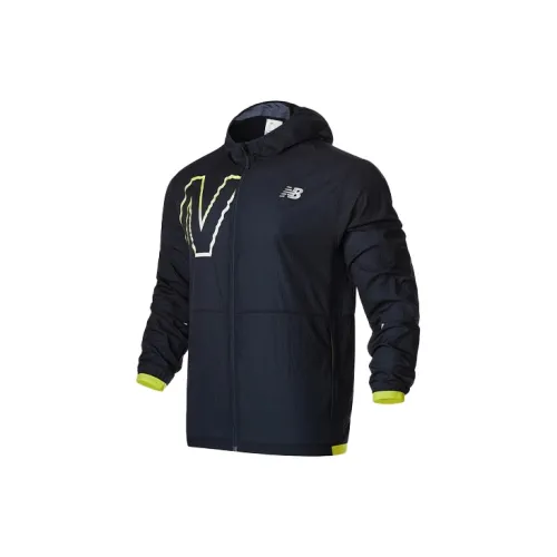New Balance Jackets Men Dark Blue