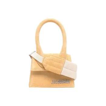 Jacquemus Suede Shoulder Bag Crossbody Bag Handbag Men's Light Brown