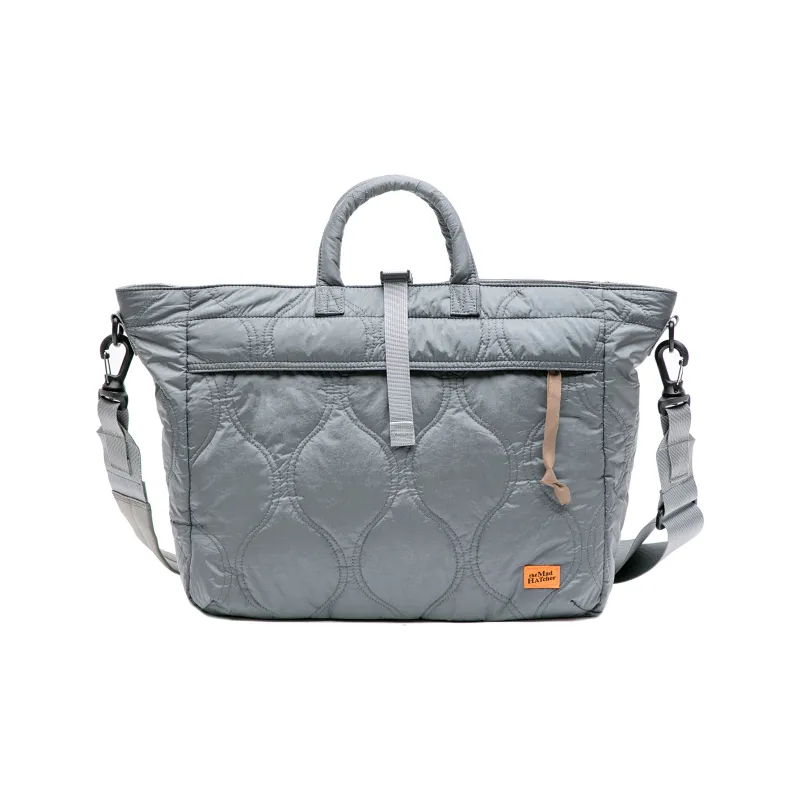 The MAD HATcher Nylon Tote Bag Shopping Bag Shoulder Bag Handbag Medium Size Unisex Multicolor-5