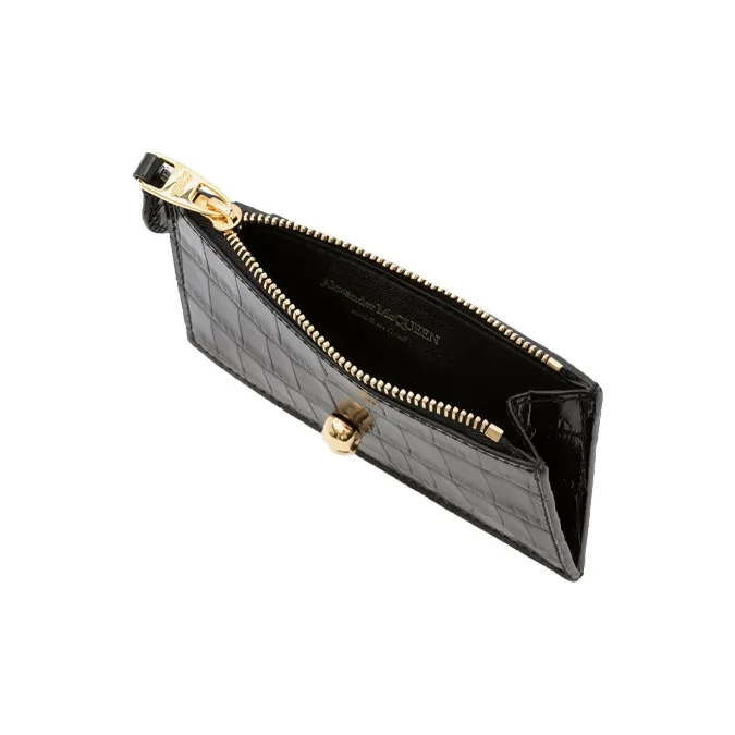 Alexander McQueen Zip Pouch 'Black'-4