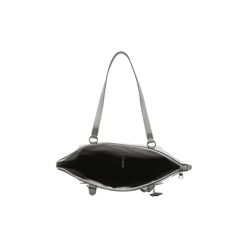 COACH Gallery Leather Tote Bag Shopping Bag Women's Gray-5
