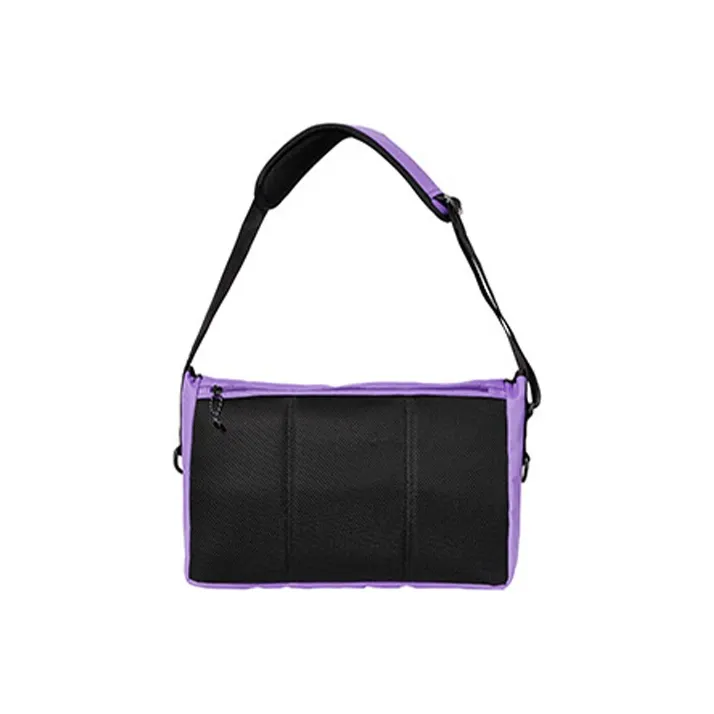 NERDY Polyester Messenger Bag Shoulder Bag Crossbody Bag Regular Unisex Purple/Black-1